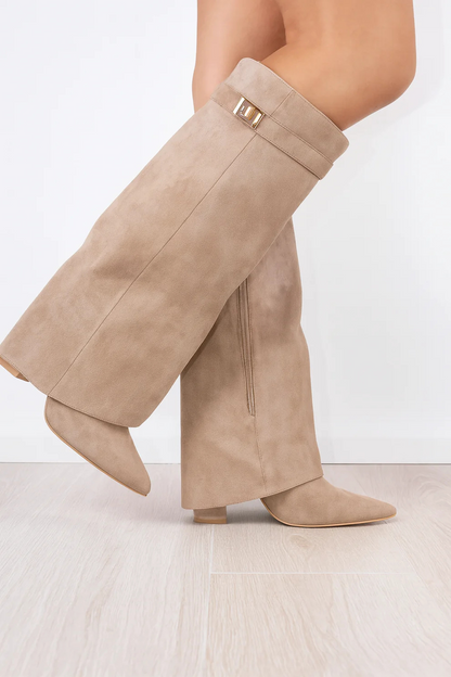 BLOOMORA® Suede Shark Boots