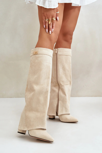 BLOOMORA® Suede Shark Boots